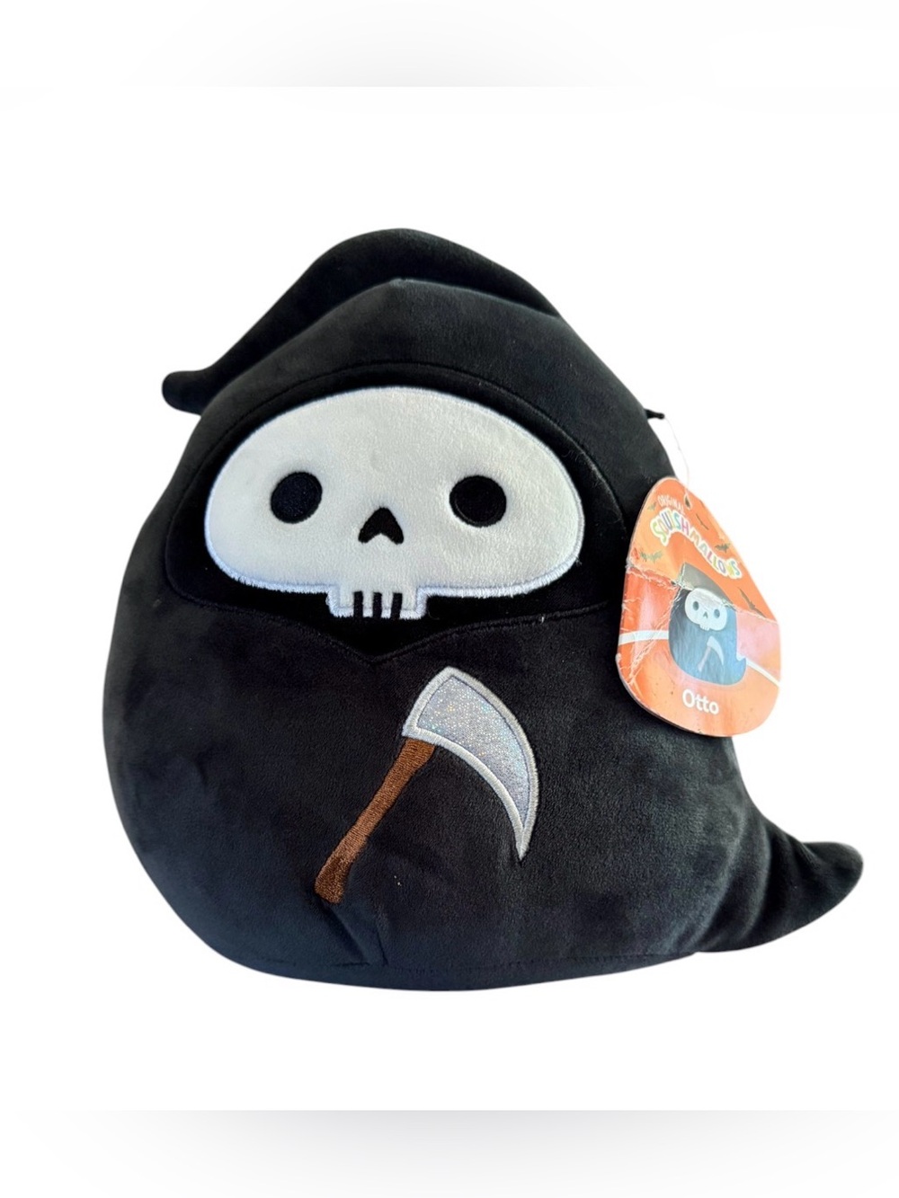 Squishmallow 12" Otto The Grim Reaper Halloween Squishmallow Plush 2024